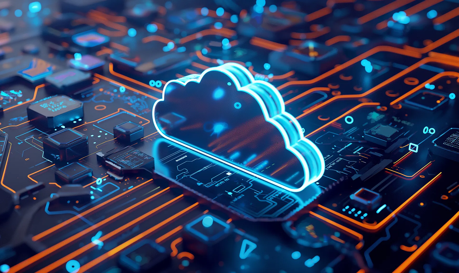 IT infrastructure dashboard illustrating Cornerstone Cloud and Database Services for multi-cloud systems